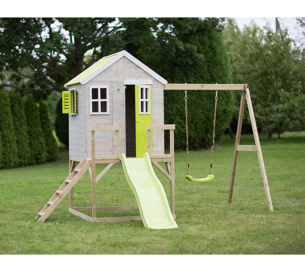 Детска-къща-Summer-Adventure-с-тераса-пързалка-и-люлка-M24L-6