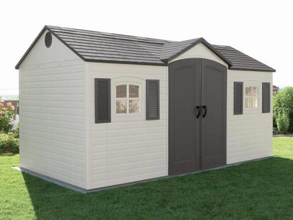 Градинска барака Lifetime Garden Villa 457x244x244 cm, 11 m2 HDPE пластмаса