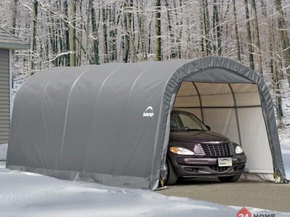 Гараж за джип ShelterLogic 3.7x6.1x2.4 м, Овален