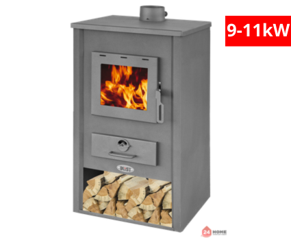 Печка на дърва Blist Padova, Антрацит 9-11kW