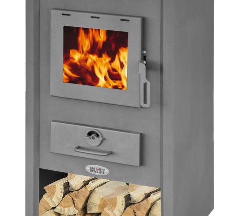 Печка на дърва Blist Padova, Антрацит 9-11kW