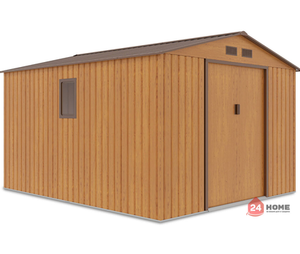 Градинска барака за инструменти SUNNY Hudson, Златен дъб 319х277x202 см, площ 8.25 m 2