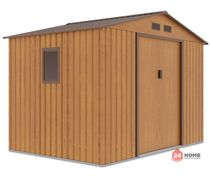 Градинска барака за инструменти SUNNY Hudson, Златен дъб 191x277x202 см, площ 4.8 m 2