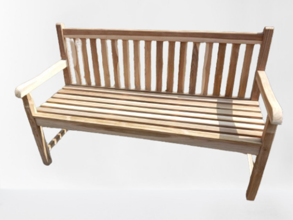 Градинска-пейка-триместна-150x63x92см-CLASSY-3-Тиково-дърво-масив