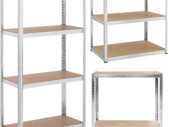 Метален стелаж за съхранение 174x80x40 см 600 кг