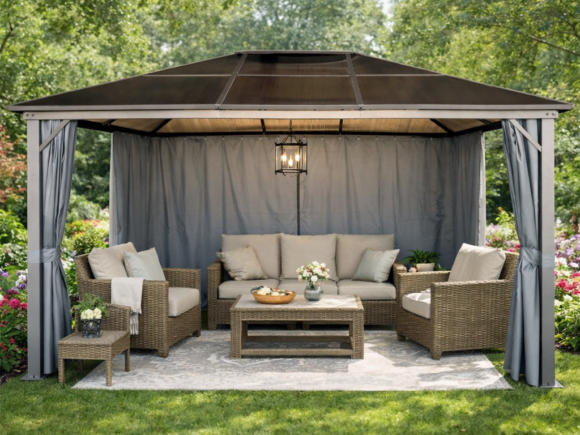 Комплект завеси за градинска шатра Sunny COMO 3m×3m